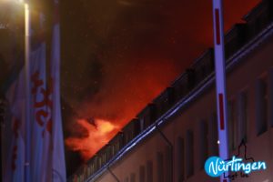 Nachtrag: Brand einer Produktionshalle in Wernau